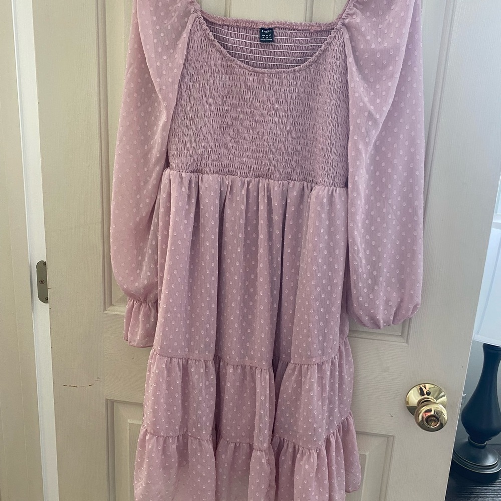 Elegant Pink Maternity Dress - perfect for baby shower/sprinkle - Picture 3 of 3